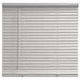 thumbnail image 1 of Mainstays 1" Cordless Vinyl Light Filtering Mini Blinds, White, 23" W x 42" L, 1 of 4