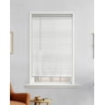 thumbnail image 1 of Mainstays 1" Cordless Vinyl Light Filtering Mini Blinds, White, 31" W x 64" L, 1 of 5