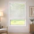 thumbnail image 1 of Mainstays 1 in Cordless Vinyl Light Filtering Mini Blinds, White, 34 in W x 64 in L, 1 of 10