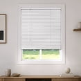 thumbnail image 1 of Mainstays 1 in Cordless Vinyl Room Darkening Window Blinds, White, 35 in W x 48 in L, 1 of 9