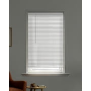 Mainstays 1" Cordless Vinyl Room Darkening Blinds, White, 35"W x 48"L