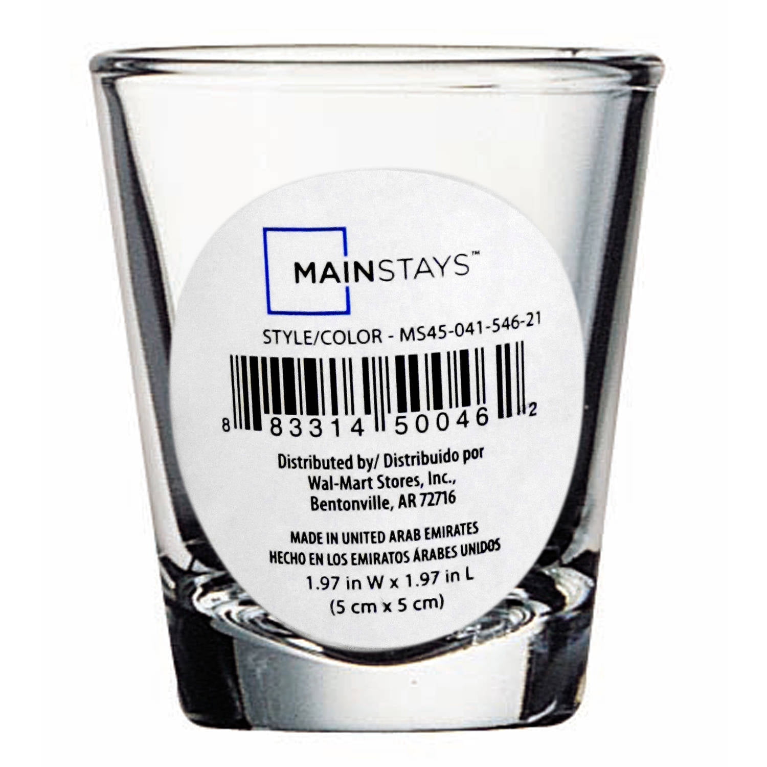 Mainstays 1 Ounce Shot Glass