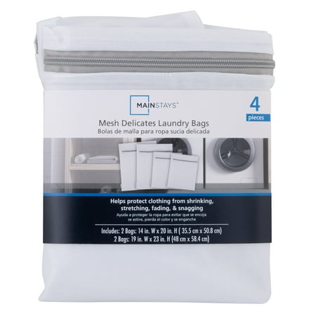 Mainstays 4 Compartment Delicate Mesh Wash Bag