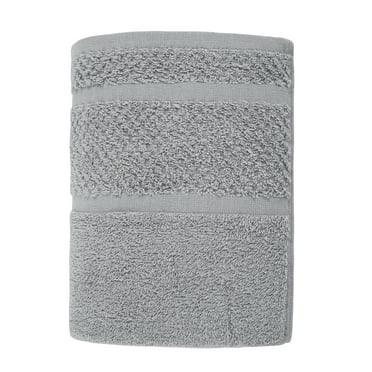 Mainstays Bath Towel with Upgraded Softness & Durability, Grey, 1 Piece