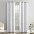 thumbnail image 1 of Mainstays Blackout Grommet Single Curtain Panel, 1 Panel, White, 40"W x 84"L, 1 of 7