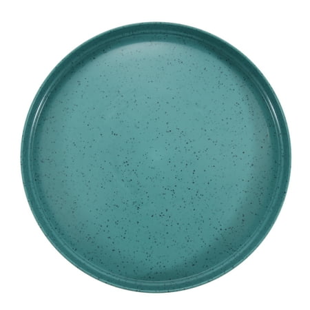 Mainstays 10-Inch Eco-Friendly Recycled Plastic Dinner Plate, Aqua Slate