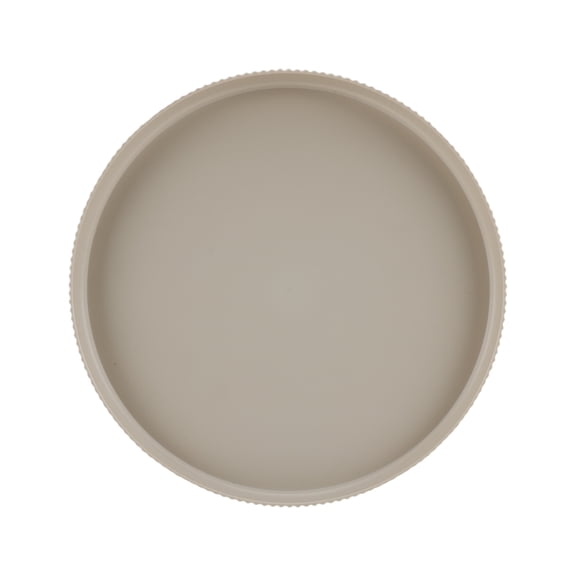 Mainstays Eco-Friendly Recycled Plastic Dinner Plate, Beige, 10"