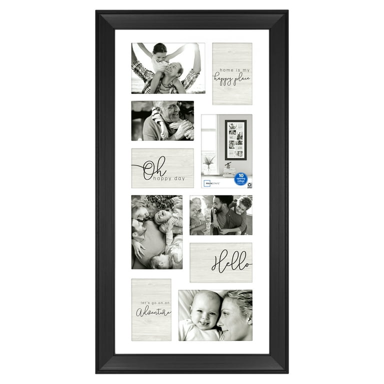 Collage Frames - Black and White 10-Photo Collage - Mocome Decor