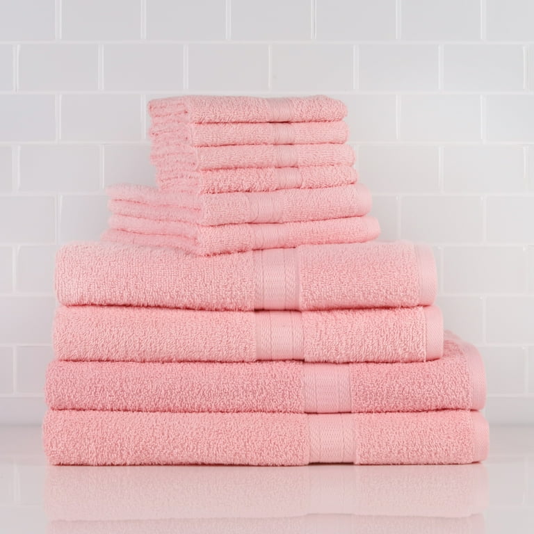 Bath Sheets Pink Bath Towels Walmart Mainstays 10 Piece 100