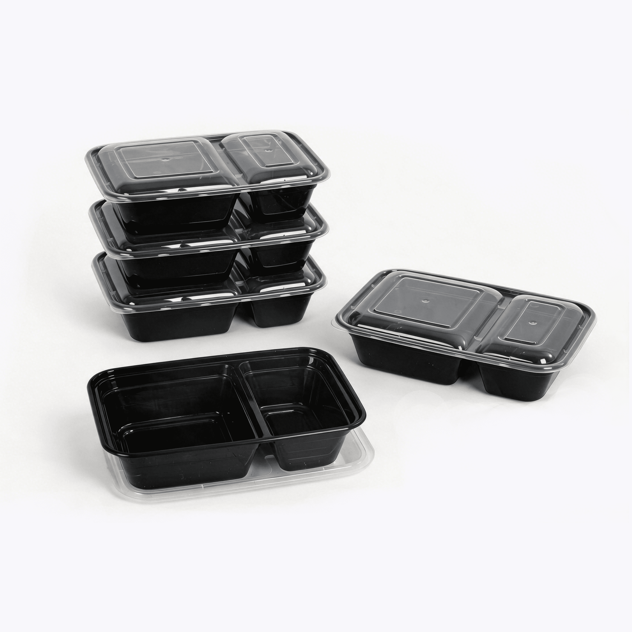 Mainstays 10 Piece Food Storage Containers with 2 Compartments