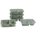 thumbnail image 1 of Mainstays 10 Piece 2 Compartment Meal Prep Food Storage Containers, Green, 1 of 4