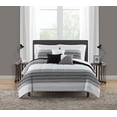 thumbnail image 1 of Mainstays 10-Piece Black and White Ombre Geometric Bed in a Bag, Full, 1 of 7