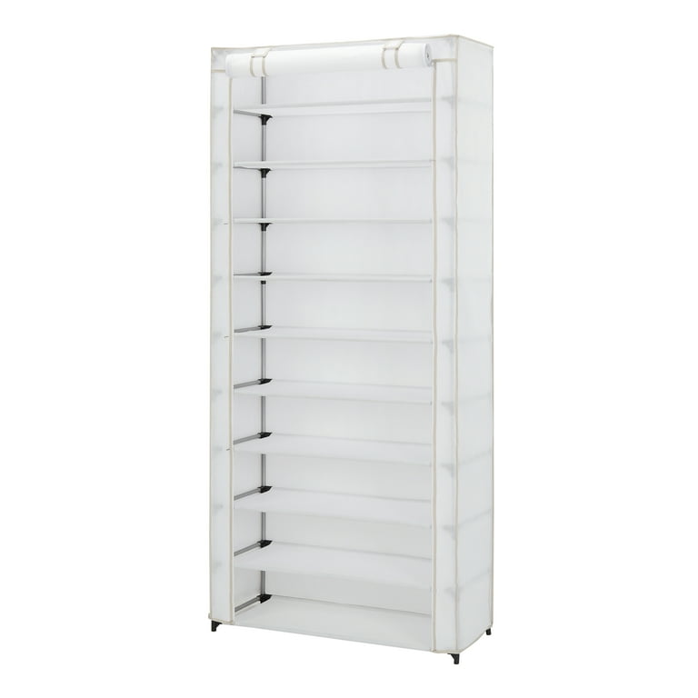 Shoe rack 2025 with cover walmart