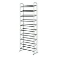 thumbnail image 1 of Mainstays 10-Tier Shoe Rack with Silver and Black Finish, Holds 30 Pairs, 1 of 13