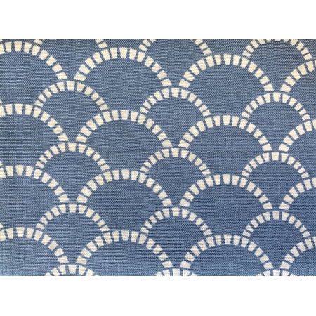 Mainstays 100% Cotton 1 Yard Precut Fabric, Blue Sculpture