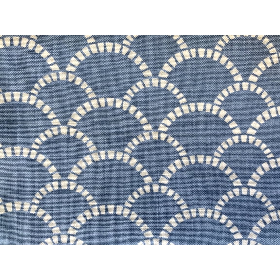 Mainstays 100% Cotton 1 Yard Precut Fabric Blue Sculpture