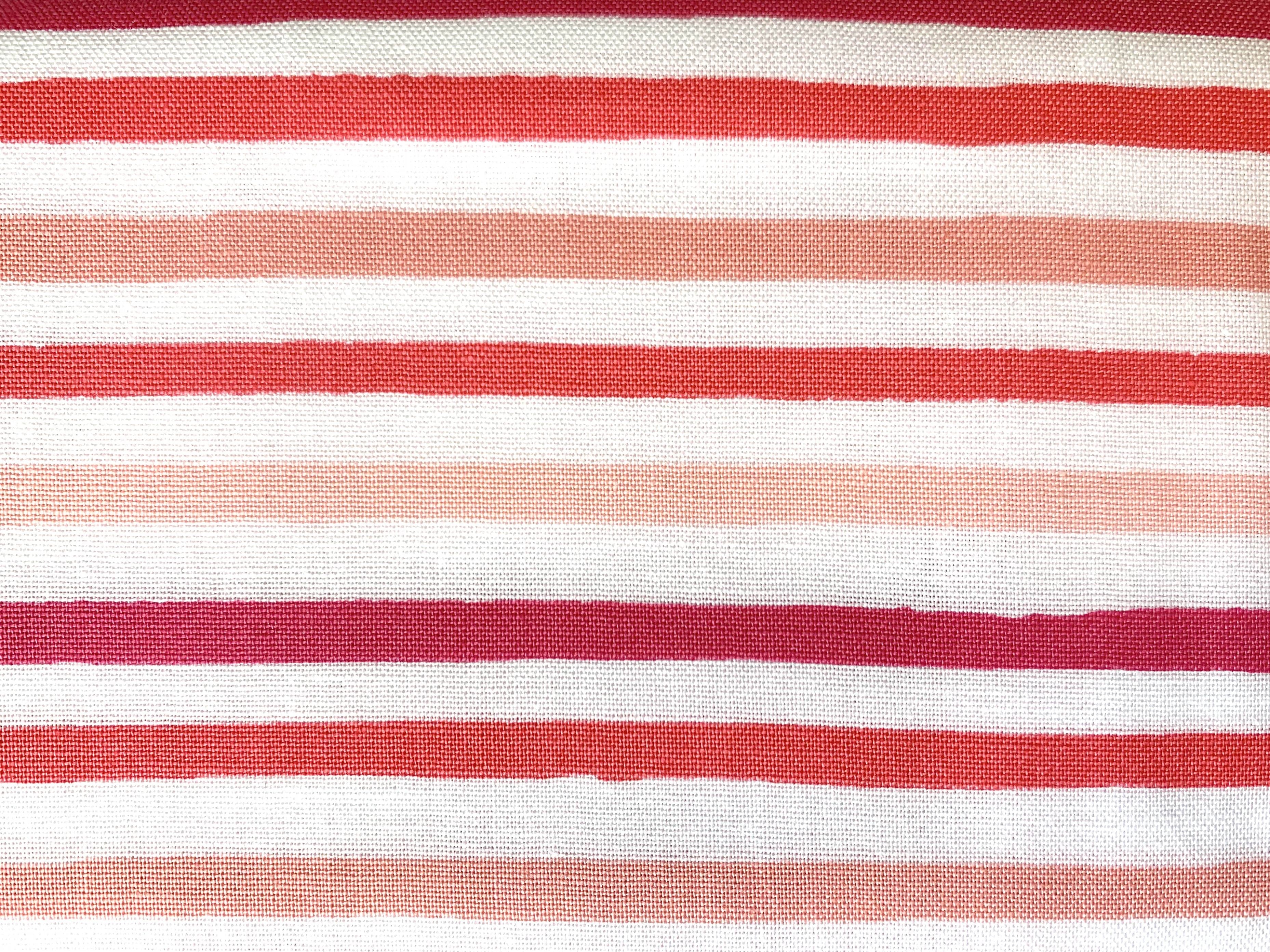 Mainstays 100% Cotton 1 Yard Precut Fabric Multi-color Pink Stripe