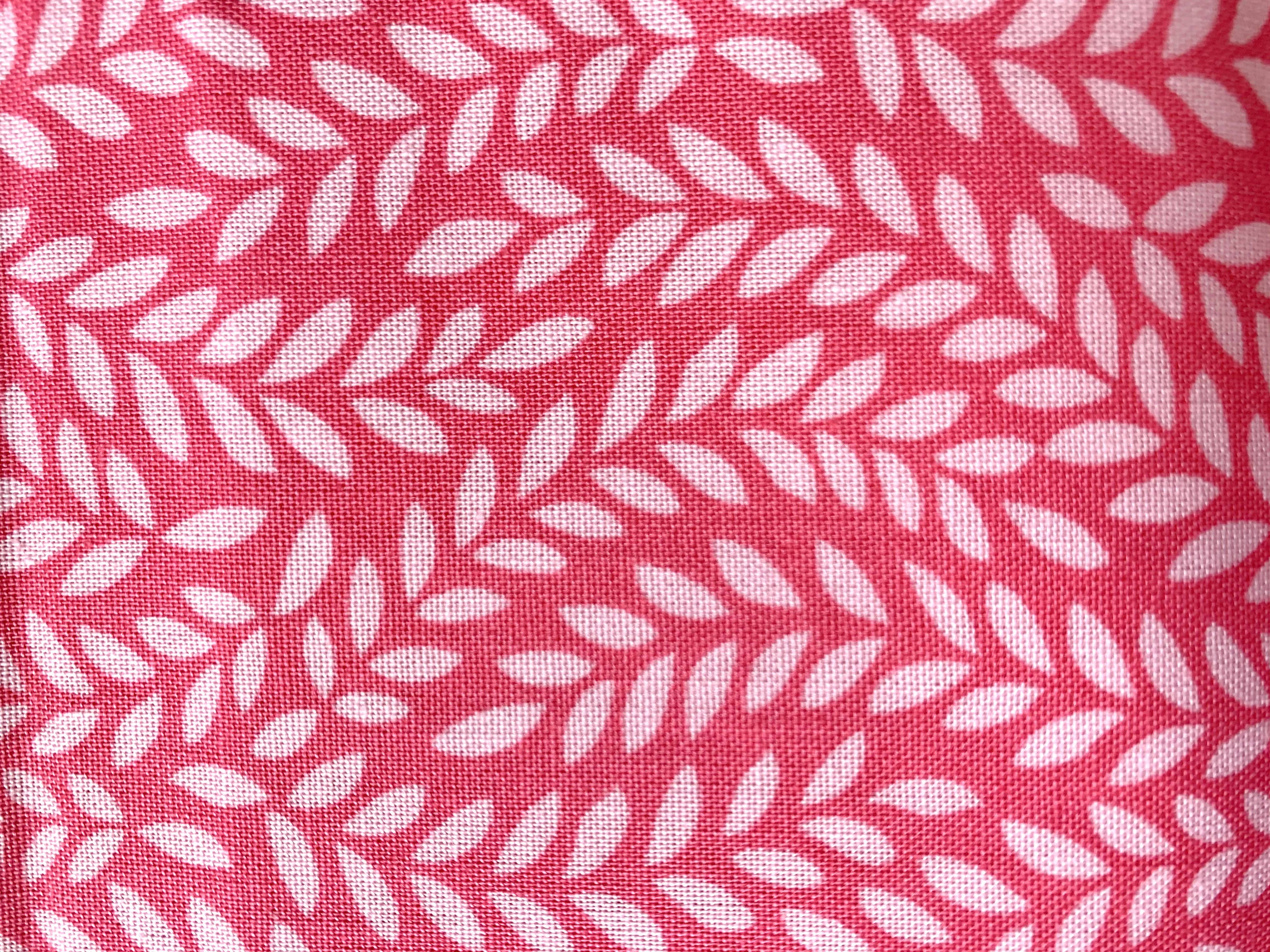 Mainstays 100% Cotton 1 Yard Precut Fabric Pink Vine