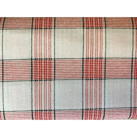 Mainstays 100% Cotton 1 Yard Precut Fabric Red/White/Black Buffalo Plaid