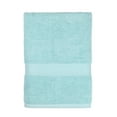 thumbnail image 1 of Mainstays Basic Bath Sheet,Soft 100% Cotton and Highly Absorbent Bath Sheet, Aqua, 1 of 7