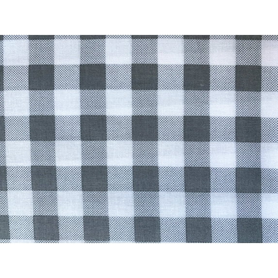 Mainstays 100% Cotton Grey Buffalo Plaid, Quilt Crafts Fabric Cut By The Yard.