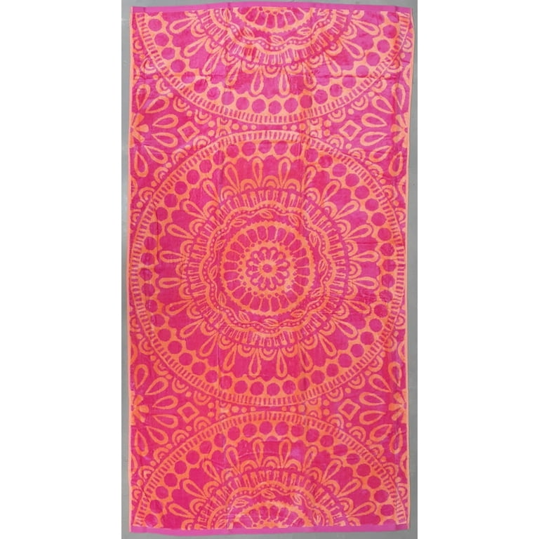 Louis Vuitton pink Cotton Beach Towel (95cm x 150cm)