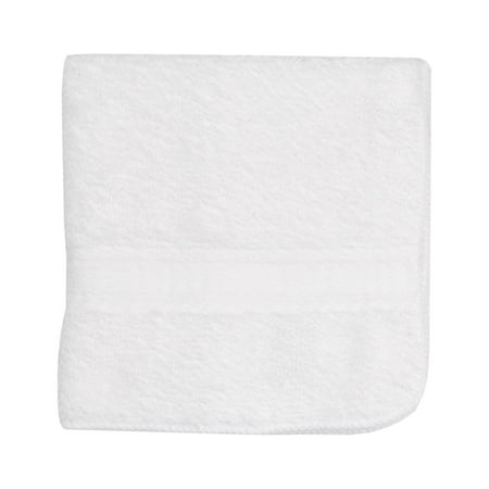 Mainstays Basic Washcloth, Soft 100% Cotton and Highly Absorbent Washcloth, White