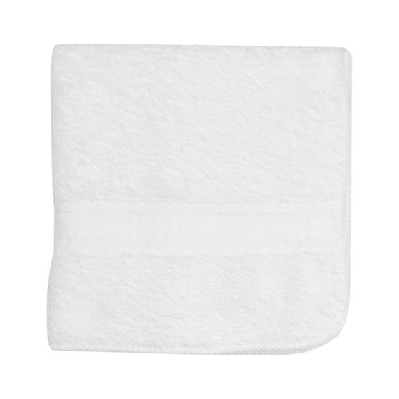 Mainstays Basic Washcloth, Soft 100% Cotton and Highly Absorbent Washcloth, White