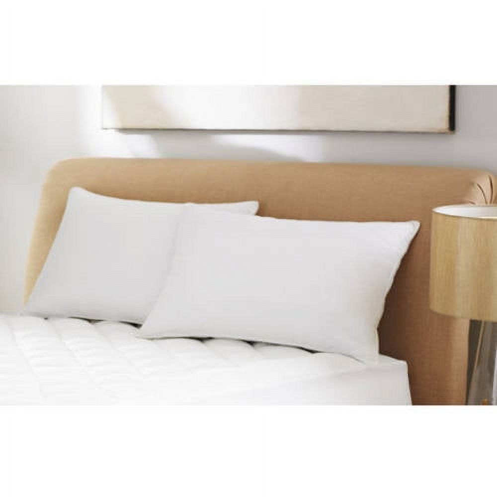 Mainstays 100% Microfiber Pillow Twin Pack in 20" x 26" - image 1 of 8