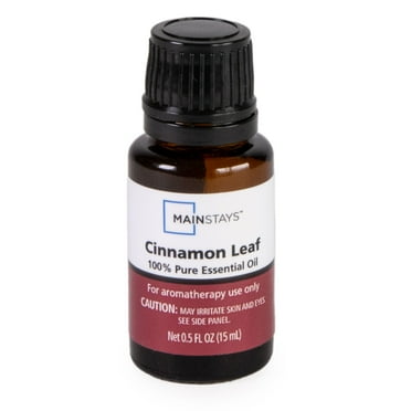 Mainstays 100% Pure Cinnamon Leaf Essential Oil, 15mL, 1 Pack
