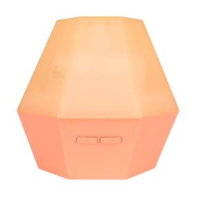 Mainstays Jewel-Shaped Cool Mist Ultrasonic Oil Diffuser, 100 mL, Orange