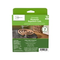 10-Pack Mainstays Citronella Outdoor Mosquito Repellent Coils
