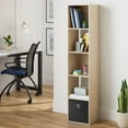 thumbnail interactive-video image 1 of Mainstays 5 Cube Vertical Storage Organizer, Spring Pine, 1 of 9