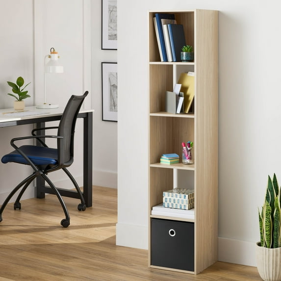 Mainstays 5 Cube Vertical Storage Organizer, Spring Pine