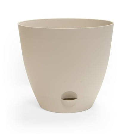 Mainstays 11.5" Self-Watering White Resin Planter