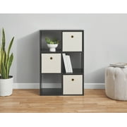 Mainstays 6 Cube Storage Organizer, Black