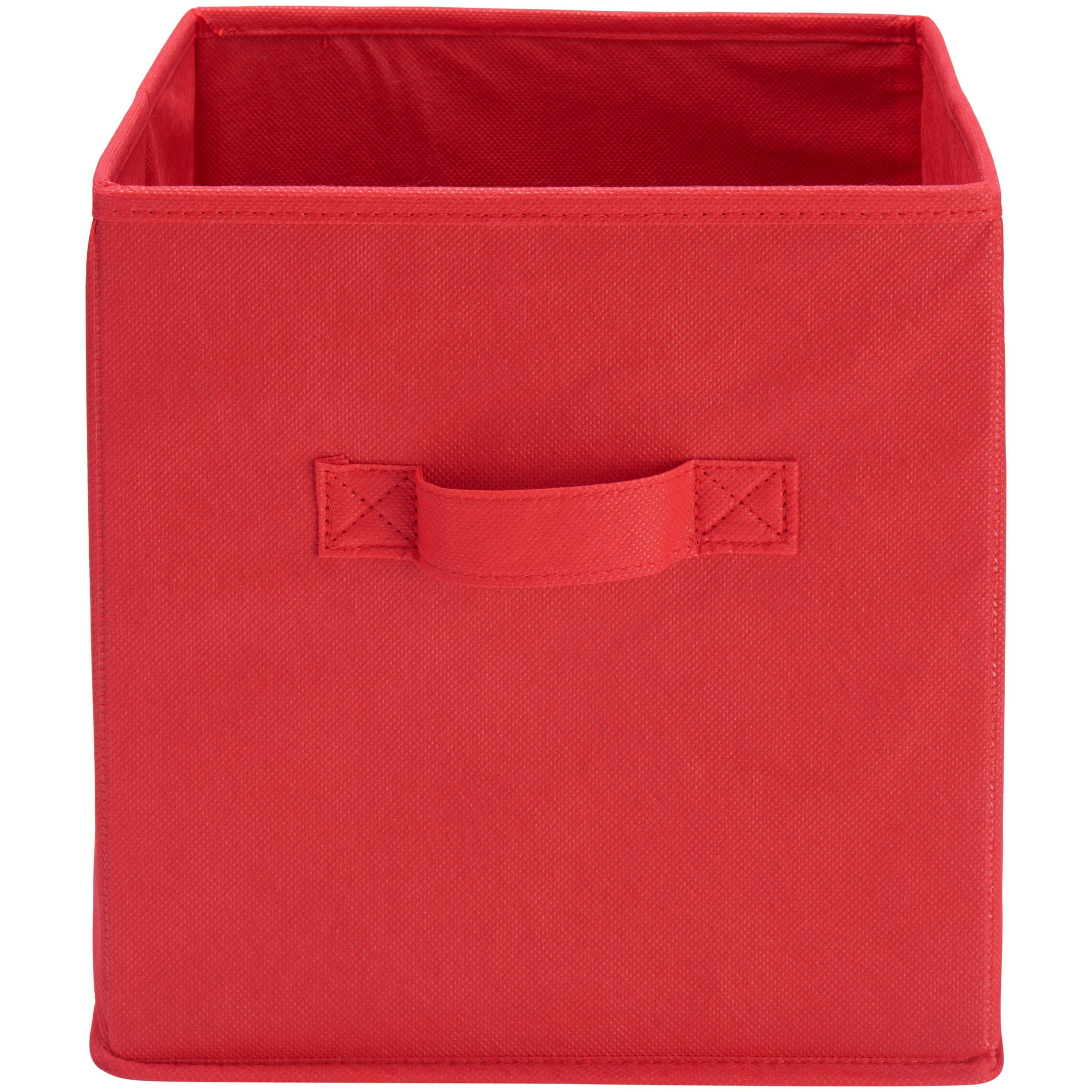 Mainstays 11" Collapsible Red Storage Bin
