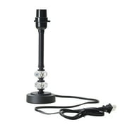 Mainstays 11" Crystal Faceted Black Accent Lamp Base