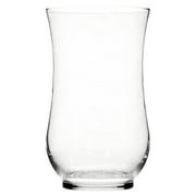 Mainstays Curved Clear Glass Hurricane Pillar Candle Holder, 11 in