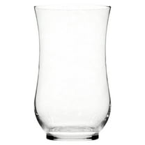 Mainstays Decorative Clear Curved Glass Hurricane Pillar Candleholder, 11"