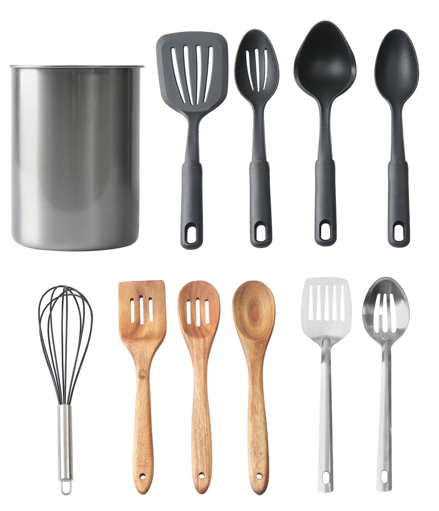 https://i5.walmartimages.com/seo/Mainstays-11-Piece-Silver-Black-and-Wood-Kitchen-Tools-with-Stainless-Steel-Crock-Set_38bb9616-34b9-4783-9781-55995a48d3a2.897fea64113e9ea8ff37aeffd7d1cd86.jpeg