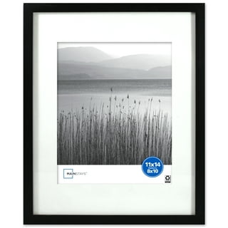 Mainstays Museum 16x20 Matted to 11x14 Flat Wide Gallery Picture Frame,  White - Walmart.com