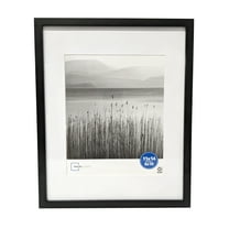 Mainstays 11x14 Matted to 8x10 Linear Gallery Wall Picture Frame, Black