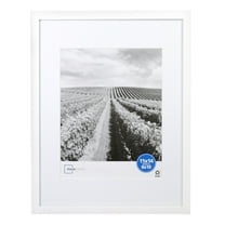 Mainstays 11x14 Matted to 8x10 Linear Picture Frame, White