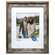 Mainstays 11x14 Matted to 8x10 Rustic Farmhouse Decorative Wall Picture Frame