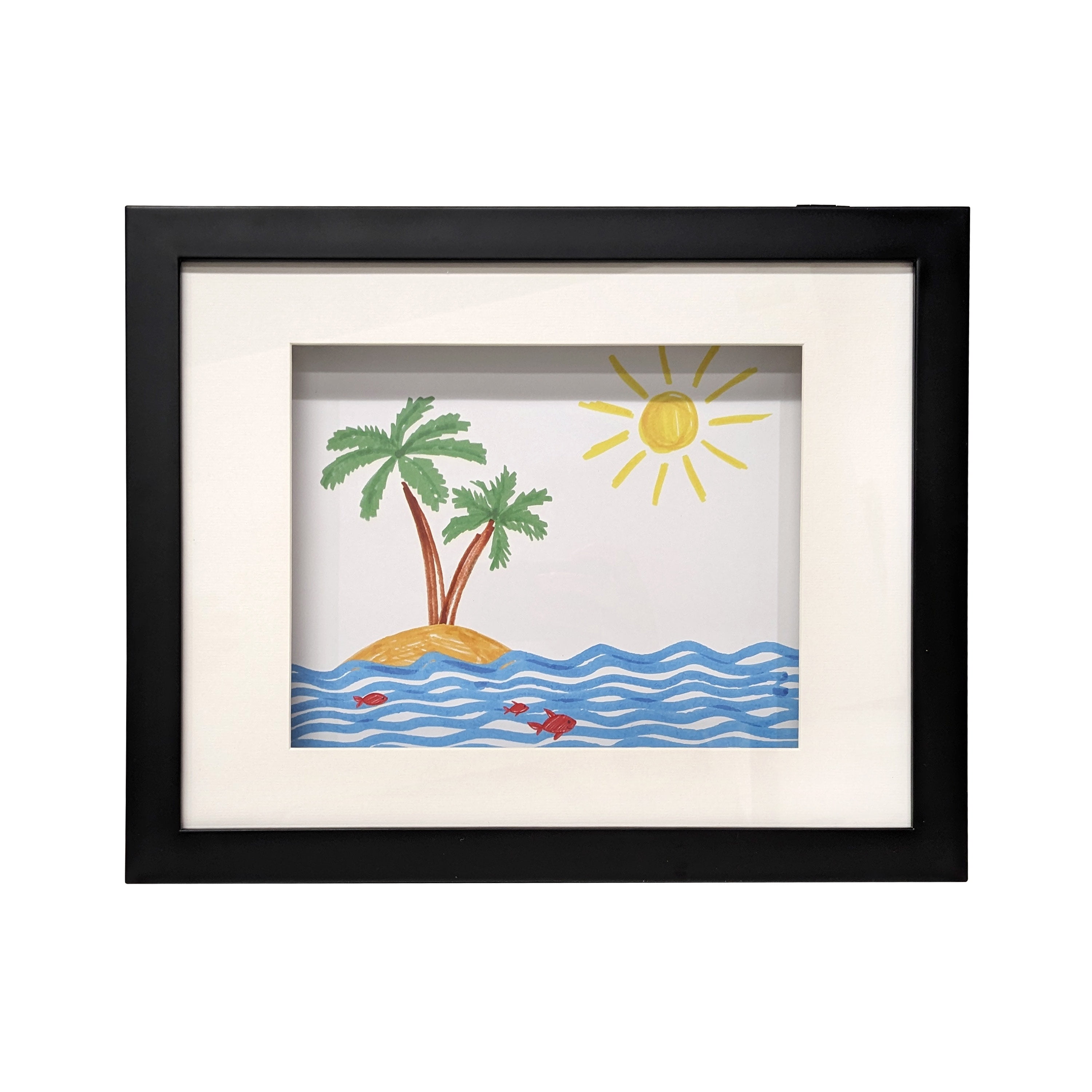 Mainstays – 8x10 Picture Frame – Black Finish Kids Art Frame Wall Photo Frame