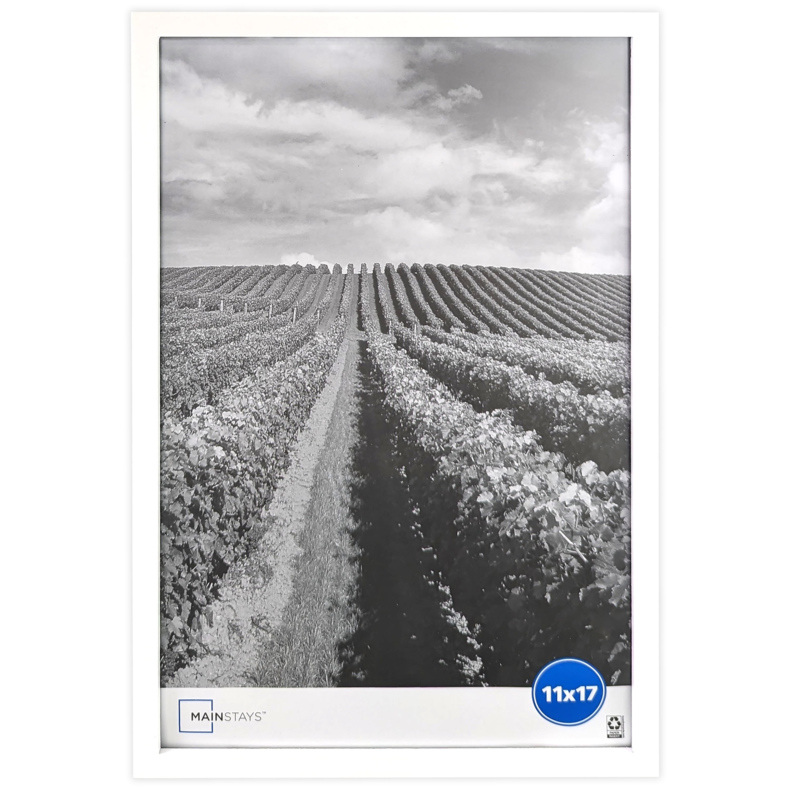 Mainstays – 11x17 Picture Frame – White Gallery Linear Program Wall Photo Frame