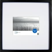 Mainstays Black Gallery Wall Picture Frame, Matted for 5 x 7 Photo