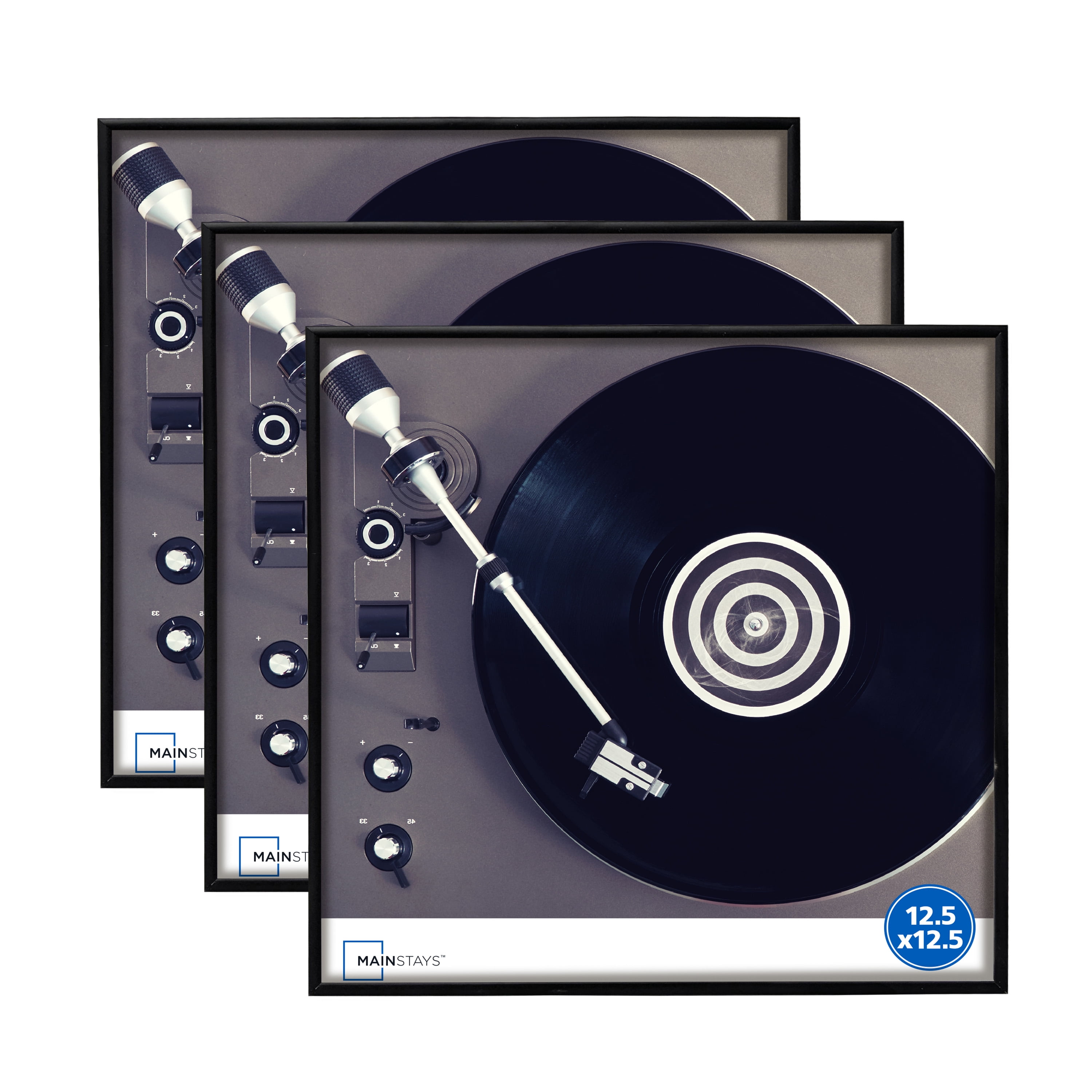 Mainstays 12.5x12.5 Metal LP Record Album Frame, Black - Walmart.com