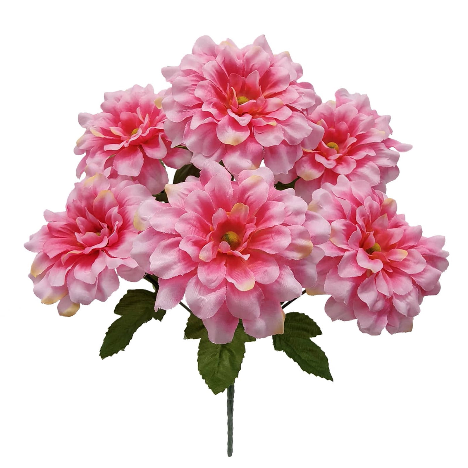 Mainstays 12.75in Artificial Floral Pick, Pink Color Zinnia